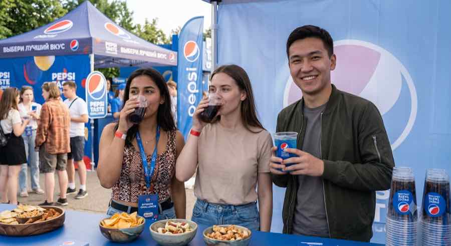 Гости Pepsi Taste Challenge